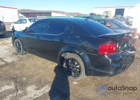 2014 Dodge Avenger Se из США, поврежденный, VIN 1C3CDZAG6EN159976